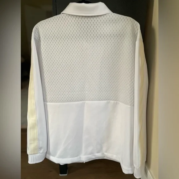 J. Lindeberg Nevaeh Coach Jacket in White - Women’s Size Medium